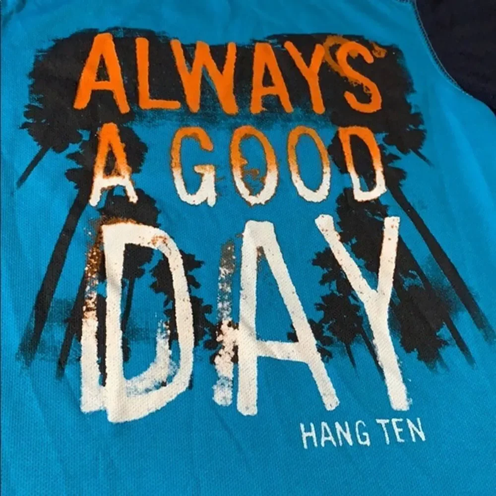 Hang Ten Boys Rash Guard / Sun Shirt Size Small
